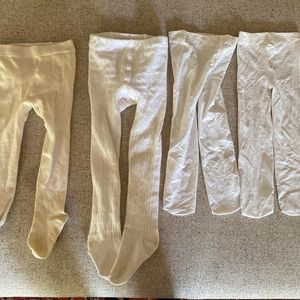 Lot of 4 girls tights